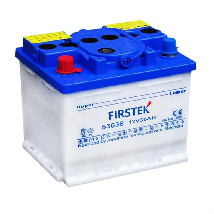 53638 12V 36AH DIN Dry Charged Car Battery